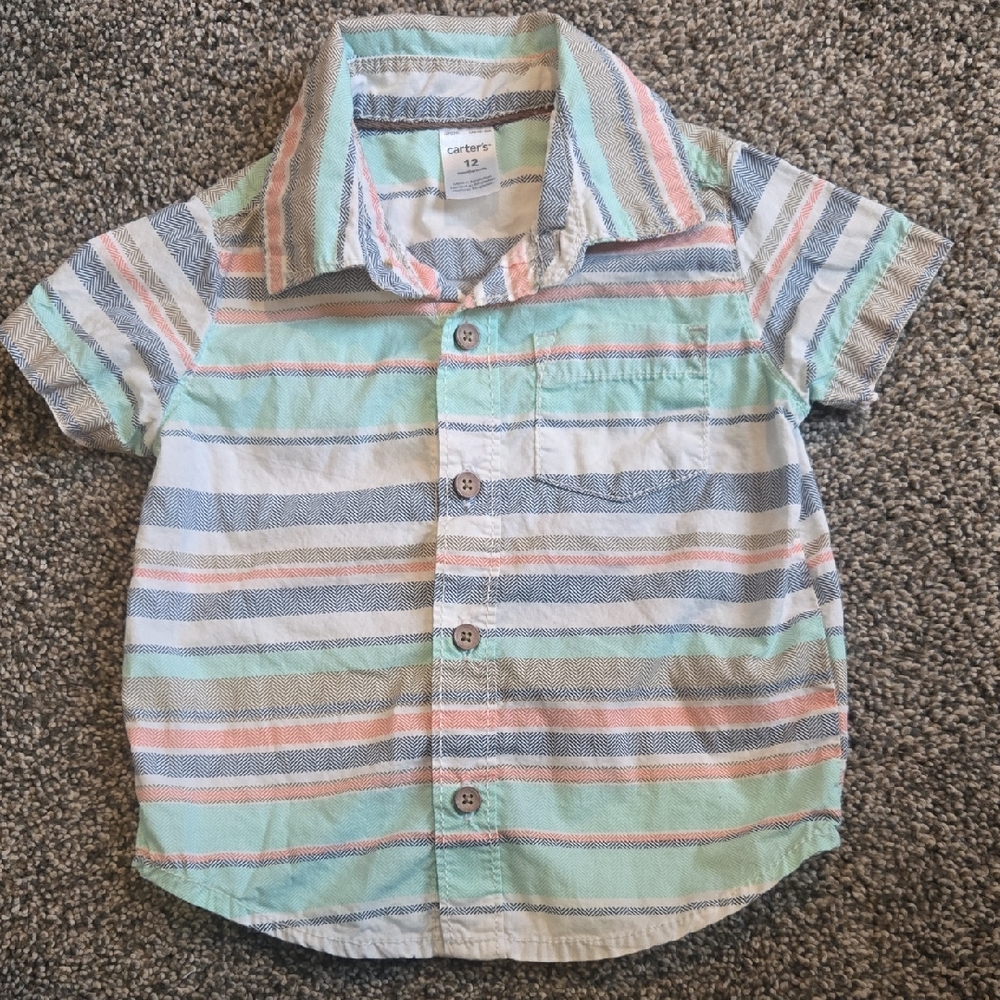 Carter's Multicolor Striped Kids Shirt